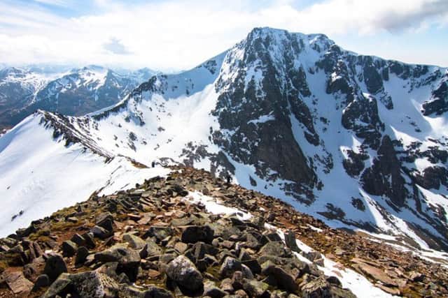 Scottish independence supportes plan to scale Ben Nevis.