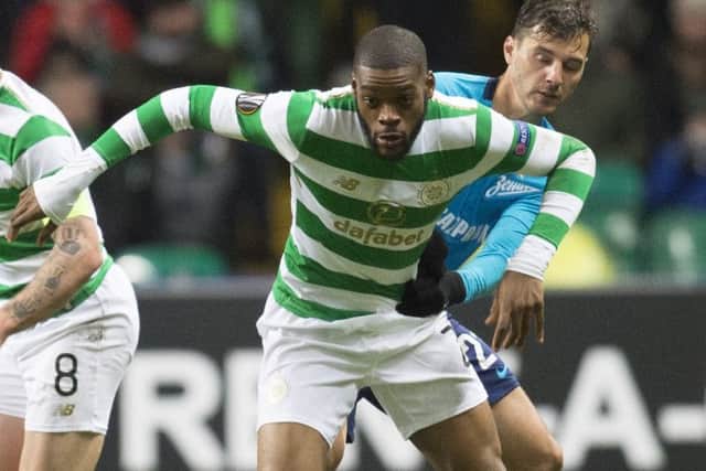 Celtic's Olivier Ntcham impressed in the first leg against Zenit. Picture: Rob Casey/SNS