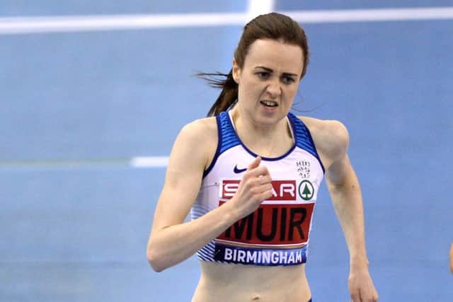 Laura Muir won the 3000m at the British Indoor Championships at the weekend. Picture: Nathan Stirk/Getty Images
