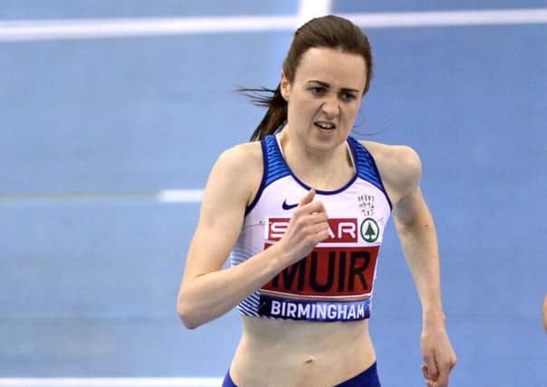 Laura Muir won the 3000m at the British Indoor Championships at the weekend. Picture: Nathan Stirk/Getty Images