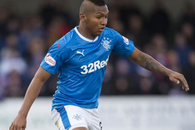 Rangers top scorer Alfredo Morelo can play a big part as his team bid to close the gap on Celtic. Picture: SNS.