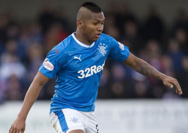 Rangers top scorer Alfredo Morelo can play a big part as his team bid to close the gap on Celtic. Picture: SNS.