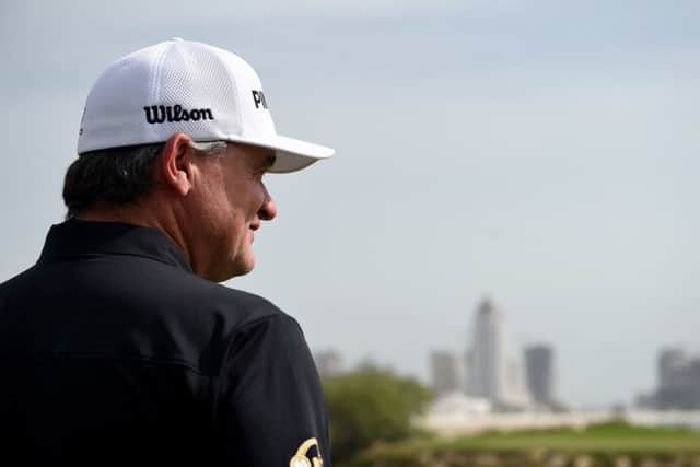 Paul Lawrie during the pro-am ahead of the Commercial Bank Qatar Masters at Doha Golf Club. Picture: Tom Dulat/Getty Images