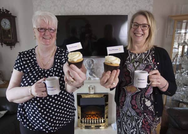Our Power customer Sheena MacVicar and founding chief executive Dawn Muspratt.
Picture: Chris James