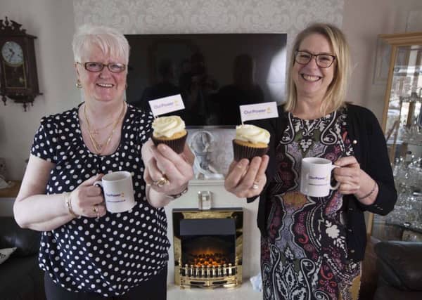 Our Power customer Sheena MacVicar and founding chief executive Dawn Muspratt.
Picture: Chris James