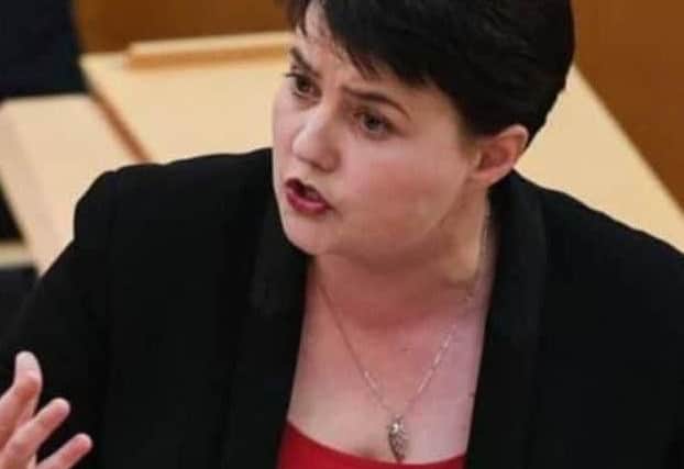 Ruth Davidson said Scotland's justice system puts criminals first