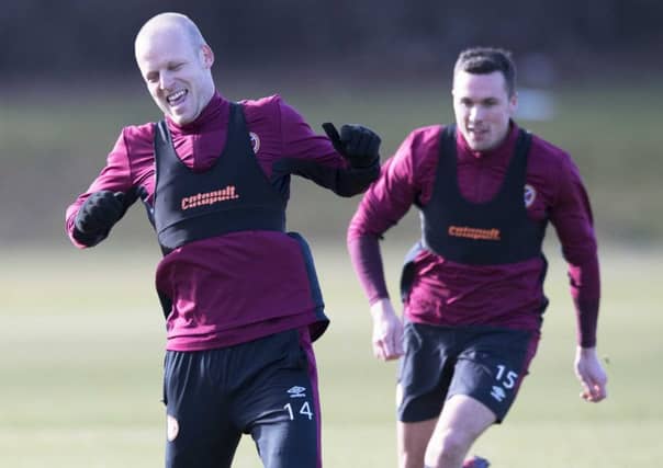 Hearts' Steven Naismith hopes to be fit to face Rangers. Picture: Alan Harvey/SNS