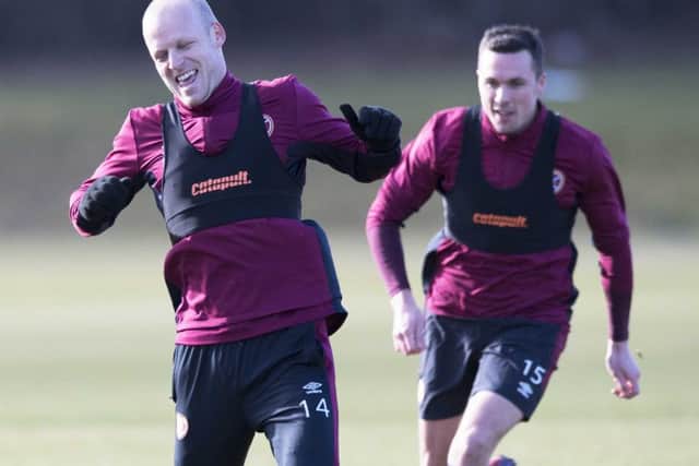 Hearts' Steven Naismith hopes to be fit to face Rangers. Picture: Alan Harvey/SNS