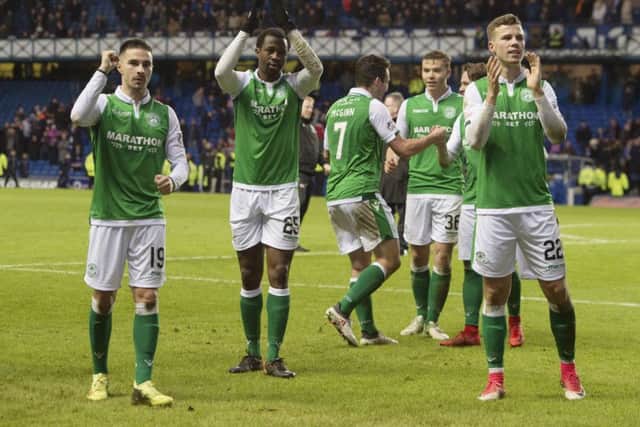 Jamie Maclaren, left, and Florian Kamberi, right, have formed an instant rapport. Picture: SNS