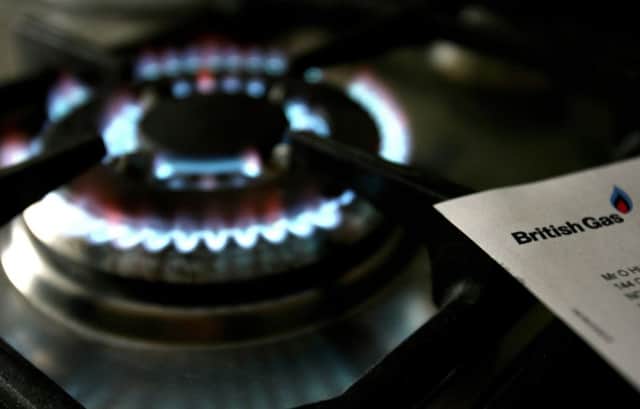 A gas hob with a bill from British Gas. Picture: Owen Humphreys/PA Wire