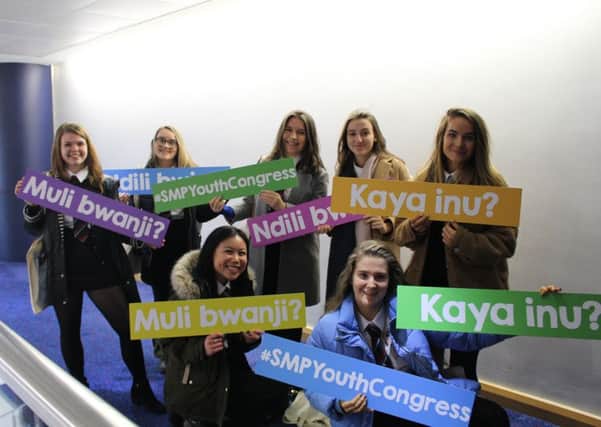 The Youth Congress, held this year at Hampden Park, brings together hundreds of secondary school students from across Scotland to celebrate their links with Malawi, develop skills and pledge responsible actions