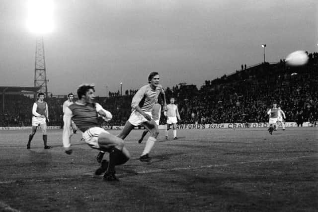 Hibs defeated Malmo 6-0 at Easter Road in September 1970. Picture: TSPL