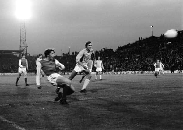 Hibs defeated Malmo 6-0 at Easter Road in September 1970. Picture: TSPL