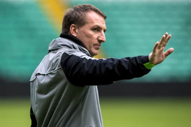 Celtic manager Brendan Rodgers has vowed his side will use a possible domestic treble as motivation. Picture: Alan Harvey/SNS