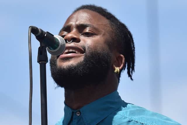 Musician Kayus Bankole performs onstage during day 3 of the 2016 Coachella