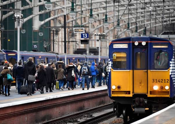 Ten rush-hour trains between Edinburgh and Glasgow will run with three or four carriages (Photo by Jeff J Mitchell/Getty Images)