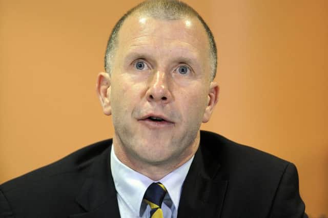 Former chief executive Stewart Regan. Picture: John Devlin