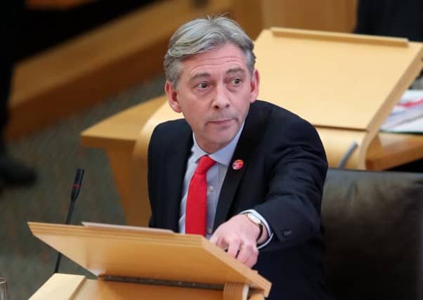 Richard Leonard has struck a more strident Eurosceptic tone than his boss. Picture: Jane Barlow/PA