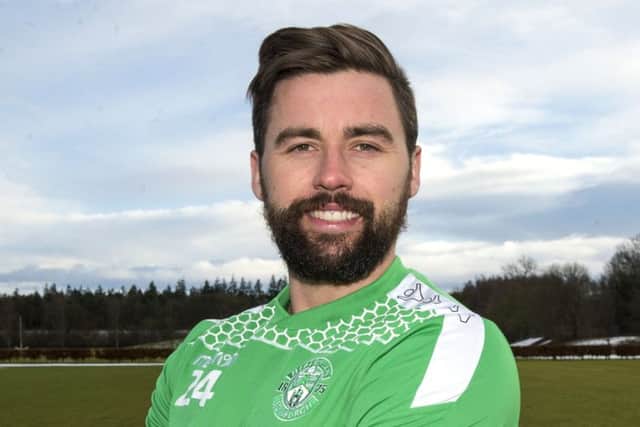 Hibs' Darren McGregor agreed that Kilmarnock should not have been awarded a penalty. Picture: SNS.
