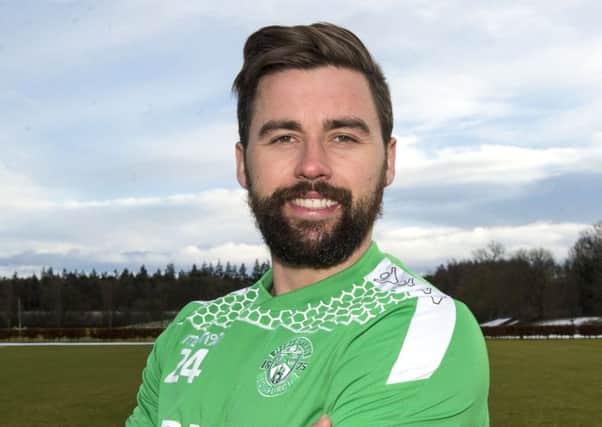 Hibs' Darren McGregor agreed that Kilmarnock should not have been awarded a penalty. Picture: SNS.