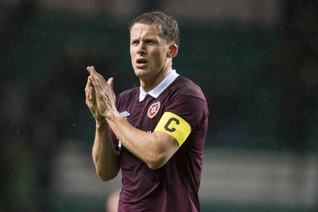 Hearts captain Christophe Berra. Picture: SNS