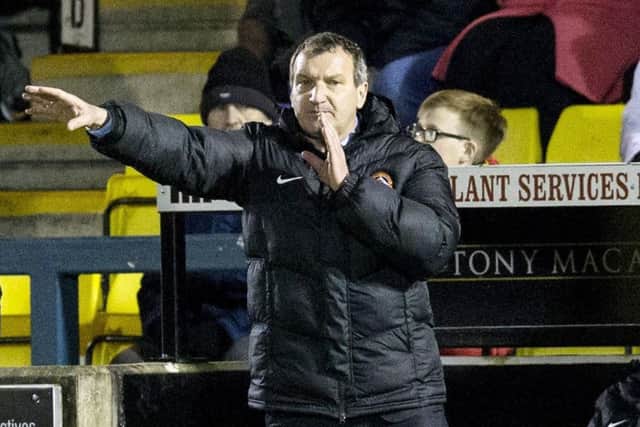 Dundee United manager Csaba Laszlo has rubbished talk that he has offered to resign and remains focused on reaching the play-offs. Picture: SNS.