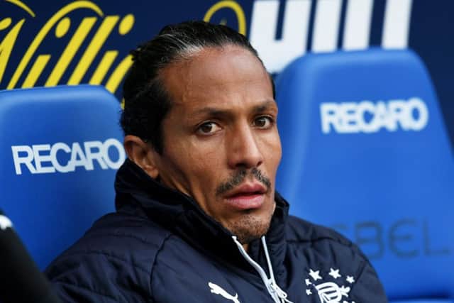 Bruno Alves sat on the bench as Rangers defeated Hearts at the weekend. Picture: SNS
