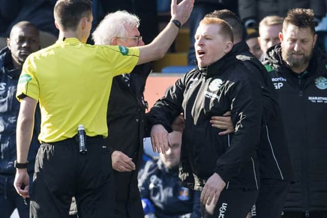 Neil Lennon was critical of referee Kevin Clancy