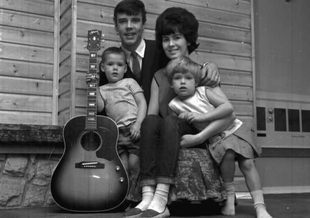 With her parents singer Marty, mother Joyce and younger brother Ricky, 1964 (Picture: Terry Disney/Express/Getty Images)
