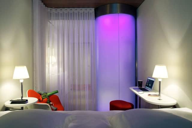 The ambient room experience at citizenM, Glasgow