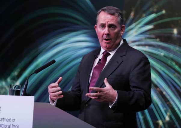 Britain's International Trade Secretary Liam Fox has spoken about the advantages of the UK being able to make its own trade deals, but negotiating them would be harder if Edinburgh and Cardiff have to be consulted. (Picture: AFP/Getty)