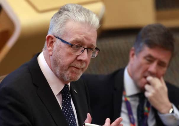 Michael Russell MSP gives the Scottish Parliament an update on the European Union Withdrawal Bill. Picture: Andrew Cowan/Scottish Parliament
