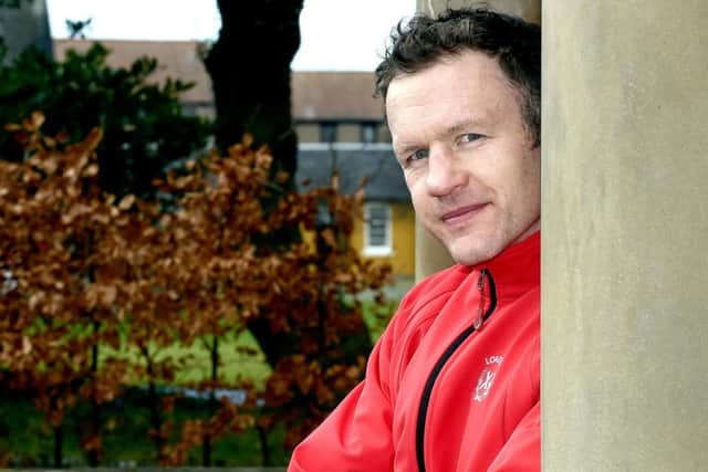 Jason White at launch of new charity Sporting Start. Picture: Lisa Ferguson