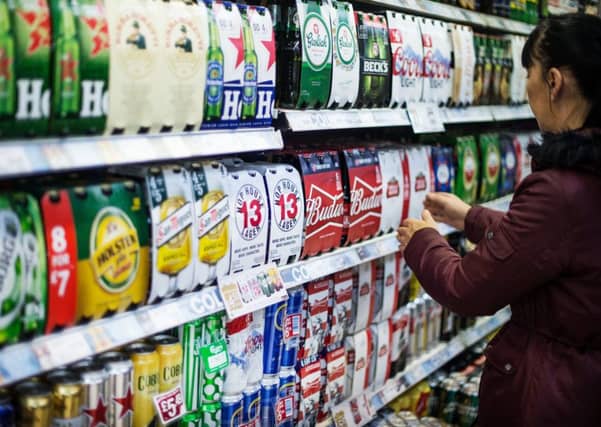 Scotland is set to introduce mimimum pricing on alcohol. Picture: John Devlin