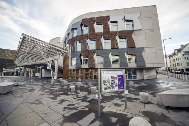 Scottish Parliament building. Picture: Ian Georgeson