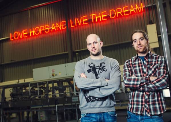 Brewdog founders James Watt (left) and Martin Dickie. PIC: Contributed.