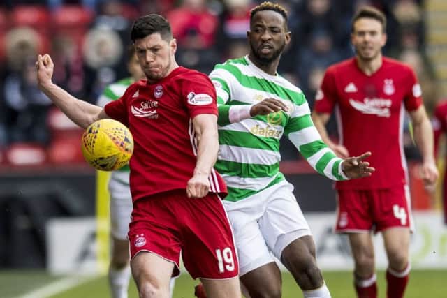 Aberdeen's Scott McKenna impressed against Celtic on Sunday. Picture: Craig Williamson/SNS