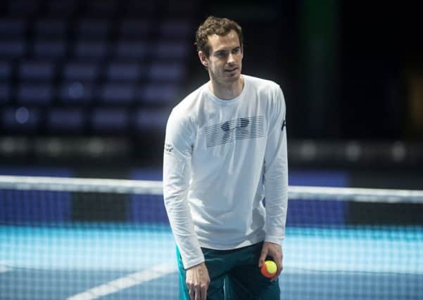 Andy Murray has been sidelined with a hip injury. Picture: John Devlin