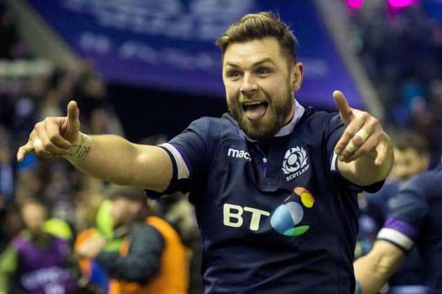 Cleared: Scotland No. 8 Ryan Wilson. Picture: SNS Group