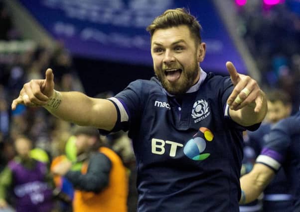 Cleared: Scotland No. 8 Ryan Wilson. Picture: SNS Group