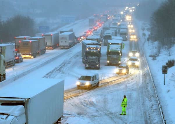 Bad weather can interfere with the complex supply chains we have come to rely on (Picture: PA)