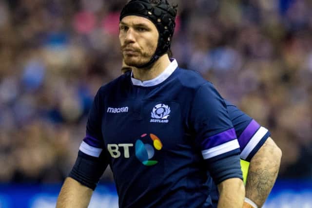 Tim Swinson during the Calcutta Cup at BT Murrayfield. Picture: Ross Parker/SNS