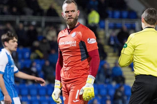 St Johnstone's Alan Mannus was not impressed by some of the decisions against Rangers. Picture: Alan Harvey/SNS