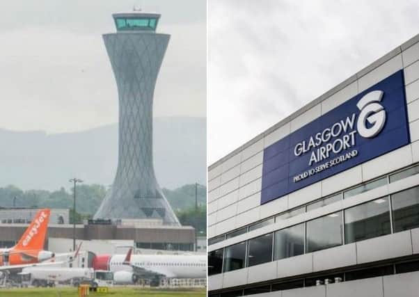 Flights have been grounded across Scotland.