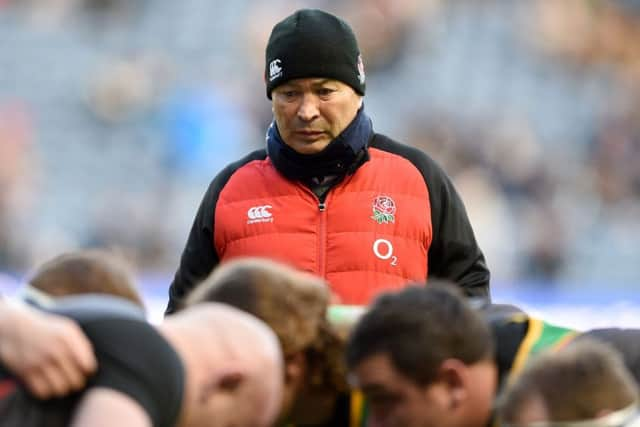 Eddie Jones was abused at Manchester Oxford Road station by a group of Scotland fans. Picture: PA