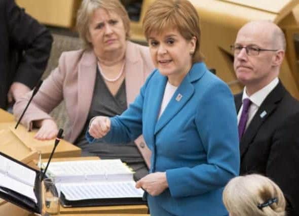 Nicola Sturgeon has hit out at hauliers