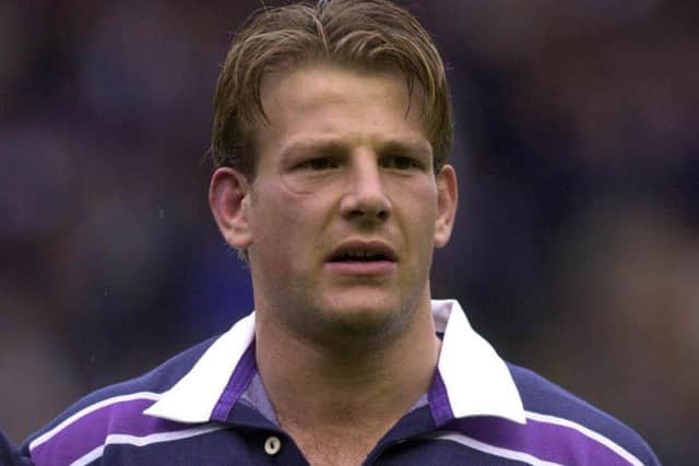 Graham Shiel lines up ahead of Scotland v the Barbarians in May 2000. Picture: Ian Rutherford