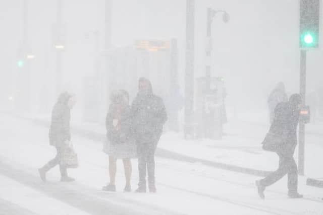 Snow in Edinburgh. Picture; SWNS