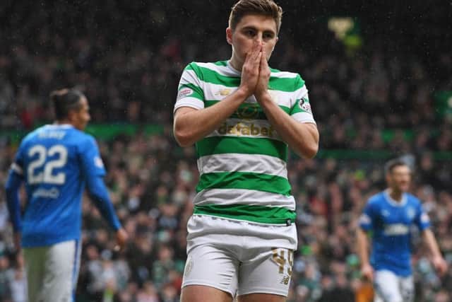 Celtic's James Forrest cuts a frustrated figure during the 0-0 draw with Rangers in December. Picture: Craig Williamson/SNS