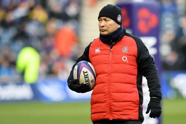England head coach Eddie Jones at Murrayfield before the Calcutta Cup match. Picture: Ross Parker/SNS